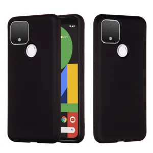 RUBBER Ochranný kryt pre Google Pixel 4a 5G čierny