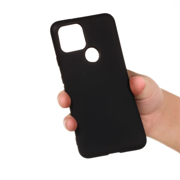 RUBBER Ochranný kryt pre Google Pixel 4a 5G čierny