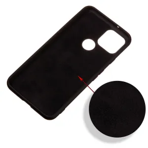 RUBBER Ochranný kryt pre Google Pixel 4a 5G čierny