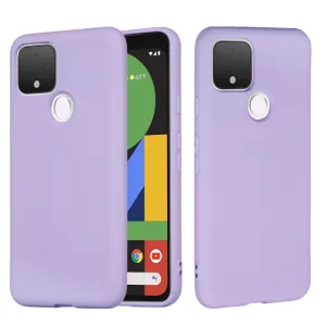 RUBBER Ochranný kryt pre Google Pixel 4a 5G fialový