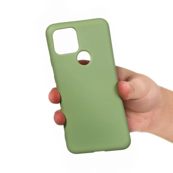 RUBBER Ochranný kryt pre Google Pixel 4a 5G zelený