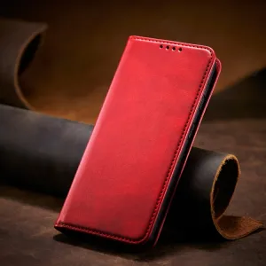 MAGNETIC Zaklápací kryt pre Google Pixel 4a 5G červený