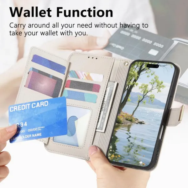 PETAL Peňaženkové puzdro pre Samsung Galaxy A17 / A17 5G šedé