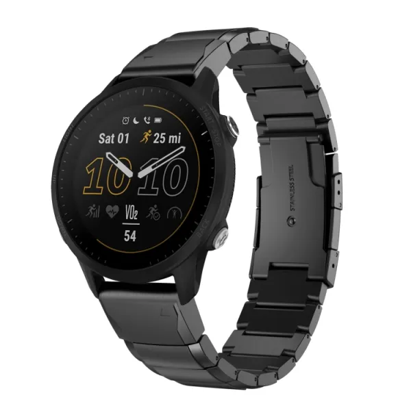 ARMOUR QuickFit Kovový remienok pre Garmin Forerunner 955 čierny