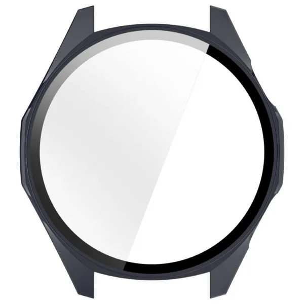 PC FULL COVER Plastový kryt so sklom pre Huawei Watch GT 6 46mm modrý