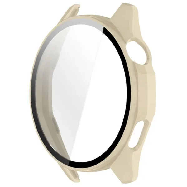 PC FULL COVER Plastový kryt so sklom pre Huawei Watch GT 6 46mm IVORY