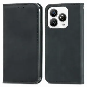 MAGNETIC Zaklápací kryt pre ZTE Blade A75 čierny