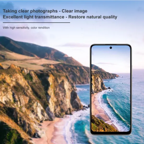 IMAK FULL COVER Sklo pre fotoaparát Honor 400 Smart 5G / Honor X7d BLACK