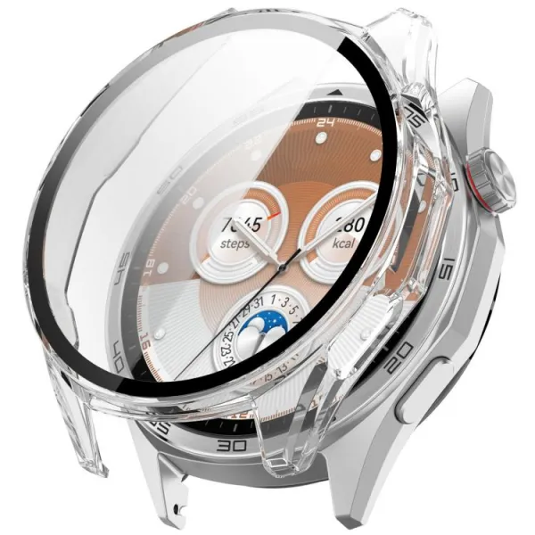 PC FULL COVER Plastový kryt so sklom pre Huawei Watch GT 6 46mm priehľadný