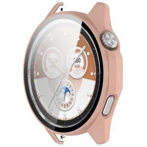 PC FULL COVER Plastový kryt so sklom pre Huawei Watch GT 6 46mm ružový