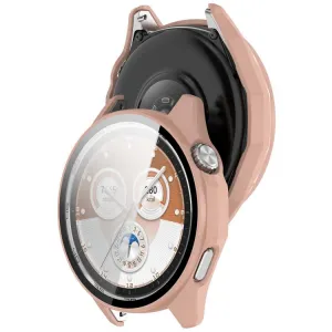 PC FULL COVER Plastový kryt so sklom pre Huawei Watch GT 6 46mm ružový