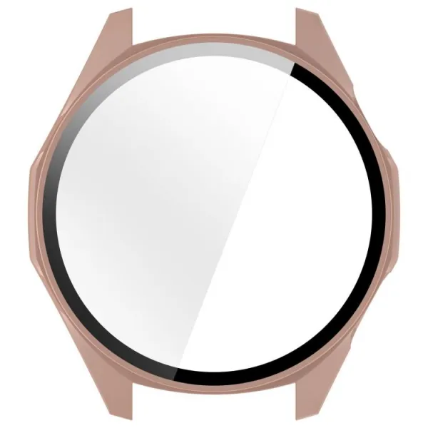 PC FULL COVER Plastový kryt so sklom pre Huawei Watch GT 6 46mm ružový