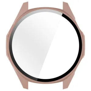 PC FULL COVER Plastový kryt so sklom pre Huawei Watch GT 6 46mm ružový