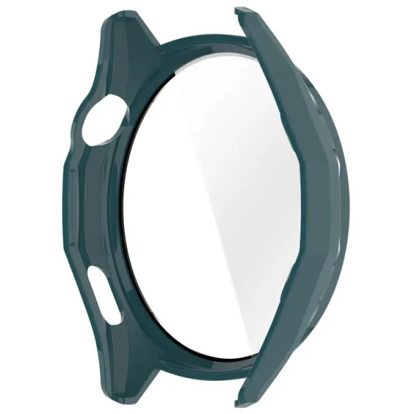 PC FULL COVER Plastový kryt so sklom pre Huawei Watch GT 6 46mm zelený