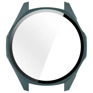 PC FULL COVER Plastový kryt so sklom pre Huawei Watch GT 6 46mm zelený