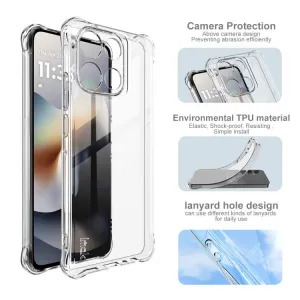 IMAK Ochranný obal pre Motorola Moto G86 Power 5G TRANSPARENT