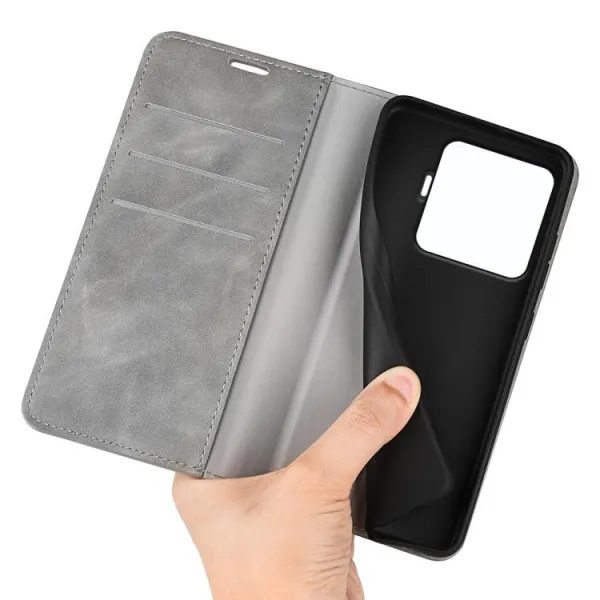 MAGNETIC Zaklápací kryt pre Xiaomi 15T Pro šedý