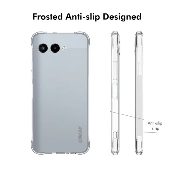 ENKAY AIRBAG Extra odolný obal T Phone 3 priehľadný