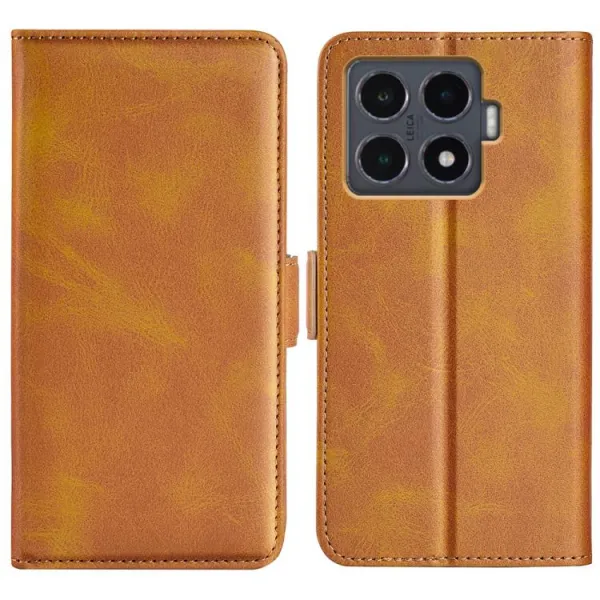 SIDE Peňaženkové puzdro pre Xiaomi 15T Pro svetlohnedé