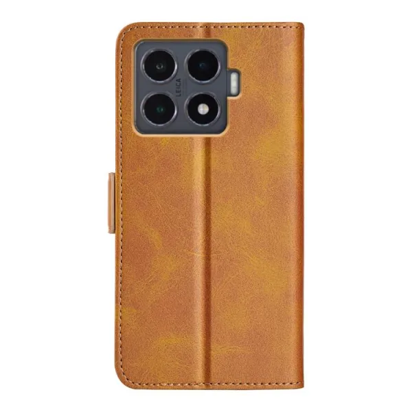 SIDE Peňaženkové puzdro pre Xiaomi 15T Pro svetlohnedé