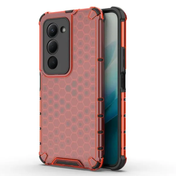 HONEYCOMB Ochranný kryt Xiaomi Redmi 15 / Redmi 15 5G červený