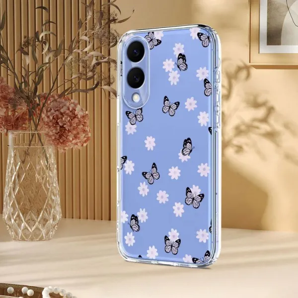 ART TPU Ochranný kryt pre Samsung Galaxy S25 Edge LITTLE BUTTERFLY