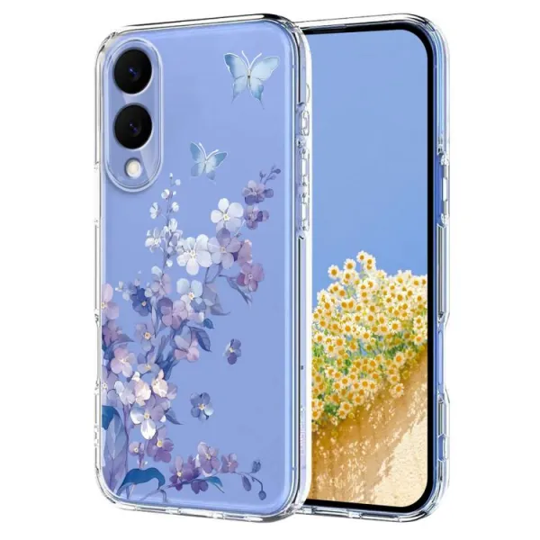 ART TPU Ochranný kryt pre Samsung Galaxy S25 Edge VIOLET