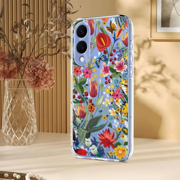 ART TPU Ochranný kryt pre Samsung Galaxy S25 Edge LILY