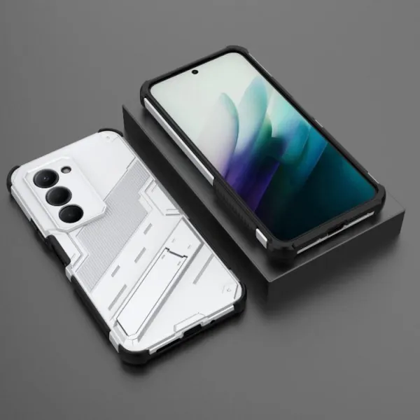 BIB Ochranný obal so stojanom pre Xiaomi Redmi 15 / Redmi 15 5G biely