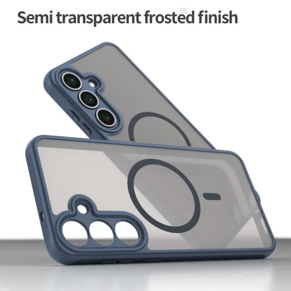 FANDUN MAGSAFE Ochranný obal pre Samsung Galaxy S25 FE modrý