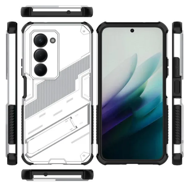 BIB Ochranný obal so stojanom pre Xiaomi Redmi 15 / Redmi 15 5G biely