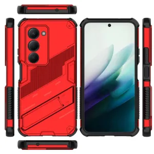 BIB Ochranný obal so stojanom pre Xiaomi Redmi 15 / Redmi 15 5G červený