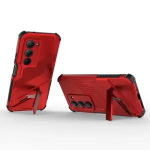 BIB Ochranný obal so stojanom pre Xiaomi Redmi 15 / Redmi 15 5G červený