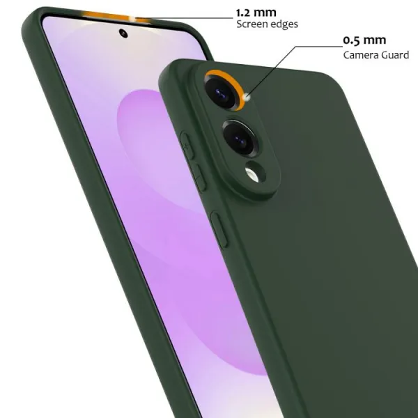 RUBBER MAGSAFE Silikónový kryt pre Samsung Galaxy S25 Edge DARK GREEN