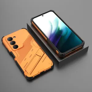 BIB Ochranný obal so stojanom pre Xiaomi Redmi 15 / Redmi 15 5G oranžový