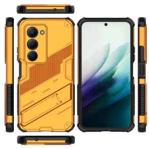 BIB Ochranný obal so stojanom pre Xiaomi Redmi 15 / Redmi 15 5G oranžový