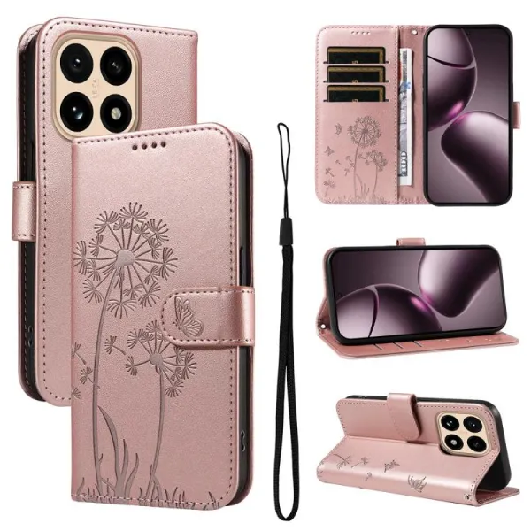 ART DANDELION Peňaženkové puzdro pre Xiaomi 15T ružové