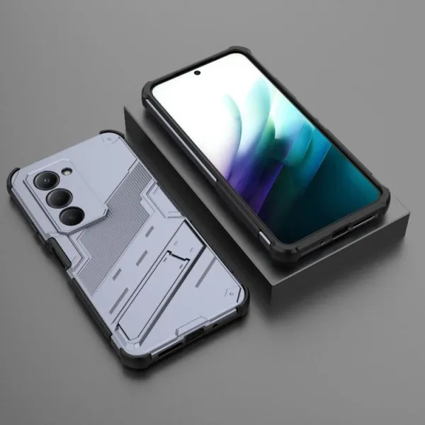 BIB Ochranný obal so stojanom pre Xiaomi Redmi 15 / Redmi 15 5G šedý