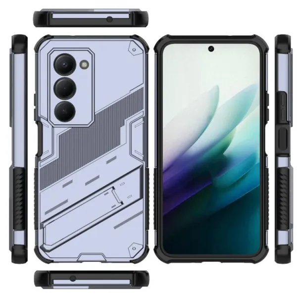 BIB Ochranný obal so stojanom pre Xiaomi Redmi 15 / Redmi 15 5G šedý