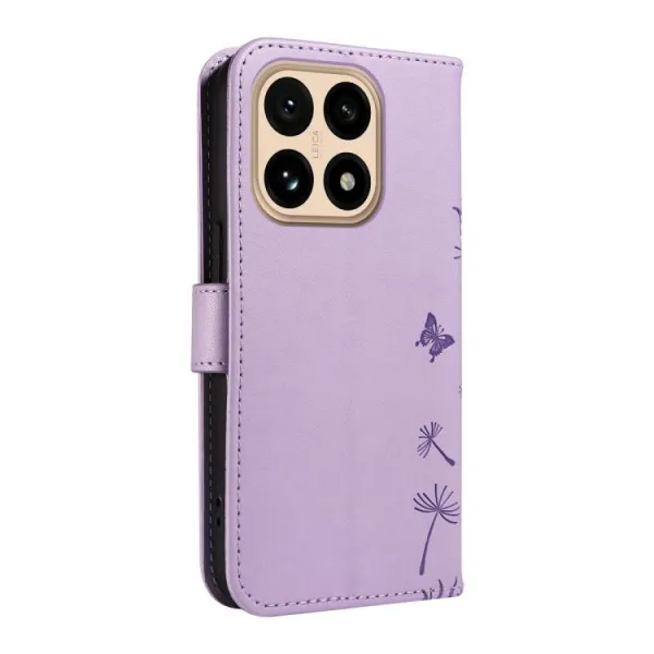 ART DANDELION Peňaženkové puzdro pre Xiaomi 15T fialové
