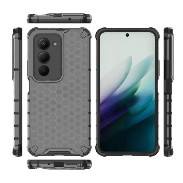 HONEYCOMB Ochranný kryt Xiaomi Redmi 15 / Redmi 15 5G čierny