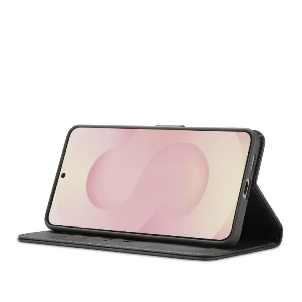 IMEEKE Peňaženkový obal pre Samsung Galaxy S25 Edge šedý