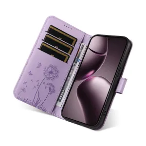 ART DANDELION Peňaženkové puzdro pre Xiaomi 15T fialové
