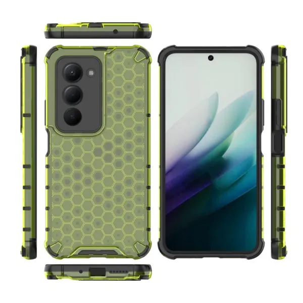 HONEYCOMB Ochranný kryt Xiaomi Redmi 15 / Redmi 15 5G zelený