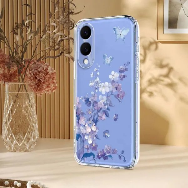 ART TPU Ochranný kryt pre Samsung Galaxy S25 Edge VIOLET
