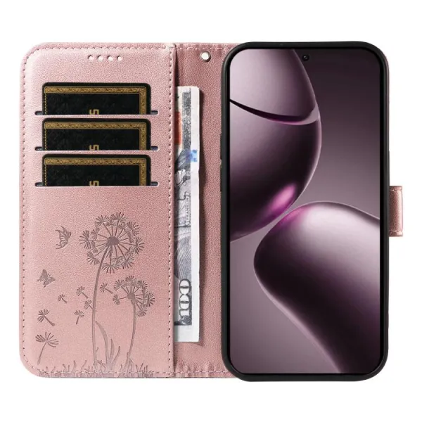 ART DANDELION Peňaženkové puzdro pre Xiaomi 15T ružové