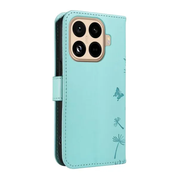 ART DANDELION Peňaženkové puzdro pre Xiaomi 15T Pro svetlozelené