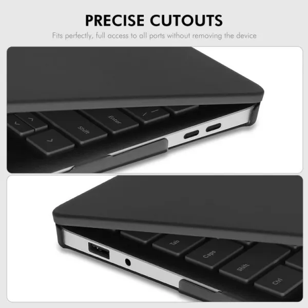 ENKAY CRYSTAL Ochranný kryt pre Microsoft Surface Laptop 13 2095 čierny