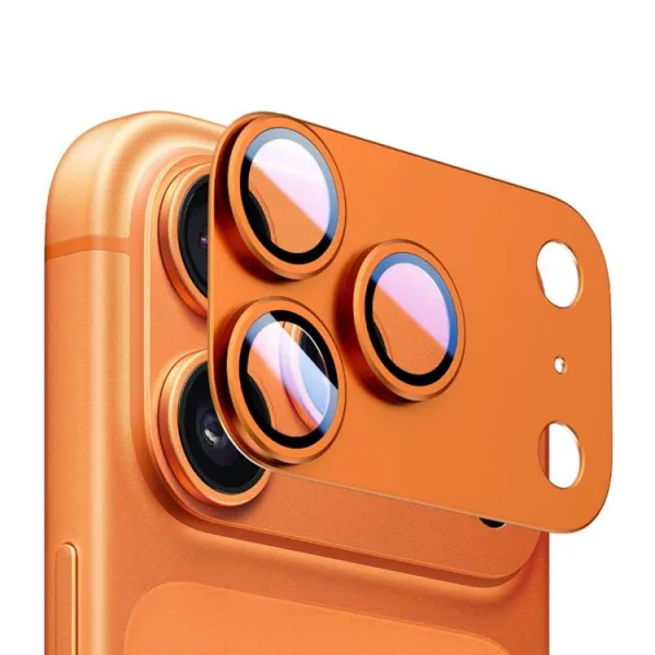 KALEBOL ALU Sklo pre fotoaparát Apple iPhone 17 Pro Max ORANGE