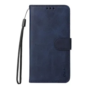 ENKAY PREMIUM SET Peňaženkové puzdro a hydrogélová fólia Xiaomi Redmi Note 15 / Redmi Note 15 5G / POCO M8 5G modré